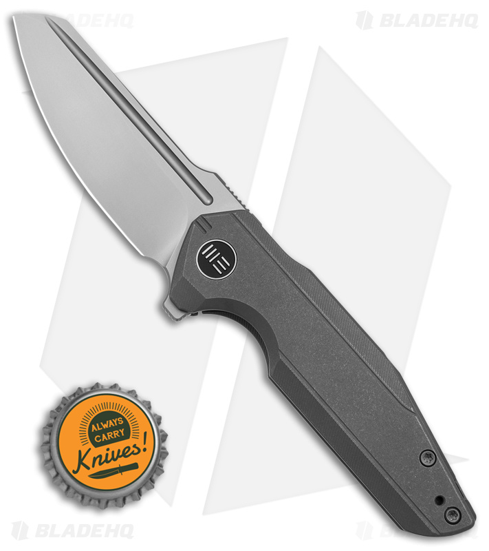 WE Knife Co. StarHawk Frame Lock Knife Gray Titanium (2.8" BB) WE21017-1