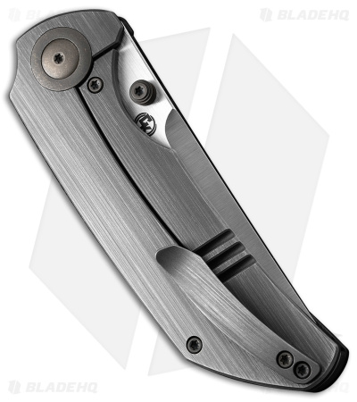 WE Knife Co Thug XL Frame Lock Knife Shred CF + Ti (3.35" Satin 20CV) WE20028E-1