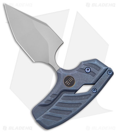 WE Knife Co. Typhoeus Fixed Blade Knife Blue Titanium (2.27" BB) WE21036B-3