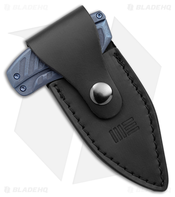 WE Knife Co. Typhoeus Fixed Blade Knife Blue Titanium (2.27" BB) WE21036B-3
