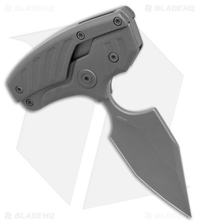 WE Knife Co. Typhoeus Fixed Blade Knife Gray Titanium (2.27" SW) WE21036B-2