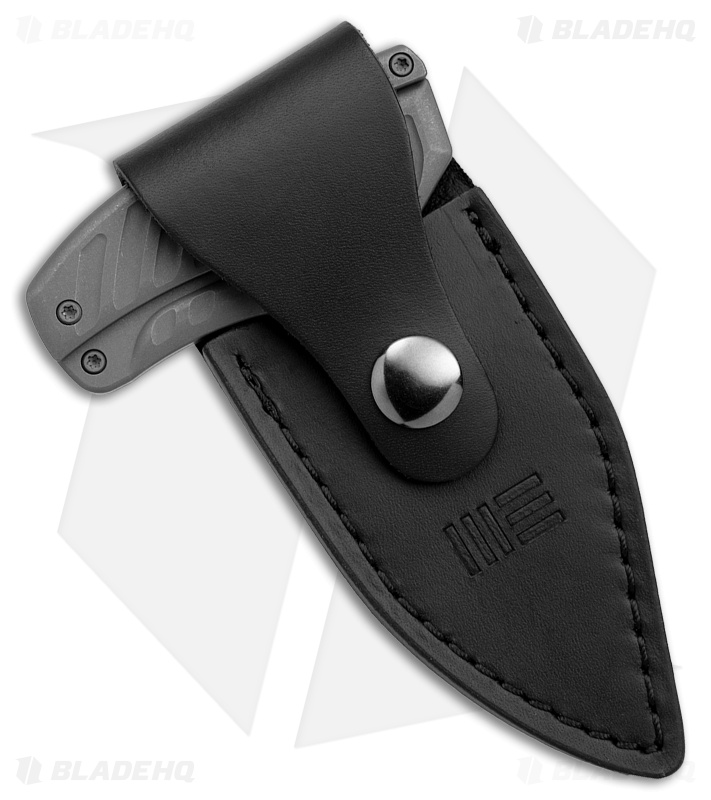 WE Knife Co. Typhoeus Fixed Blade Knife Gray Titanium (2.27" SW) WE21036B-2
