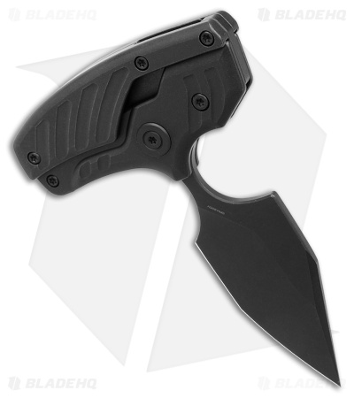 WE Knife Co. Typhoeus Fixed Blade Knife Black Titanium (2.27" BSW) WE21036B-1
