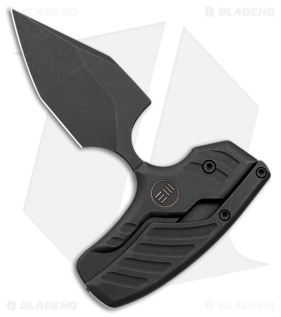 WE Knife Co. Typhoeus Fixed Blade Knife Black Titanium (2.27" BSW) WE21036B-1