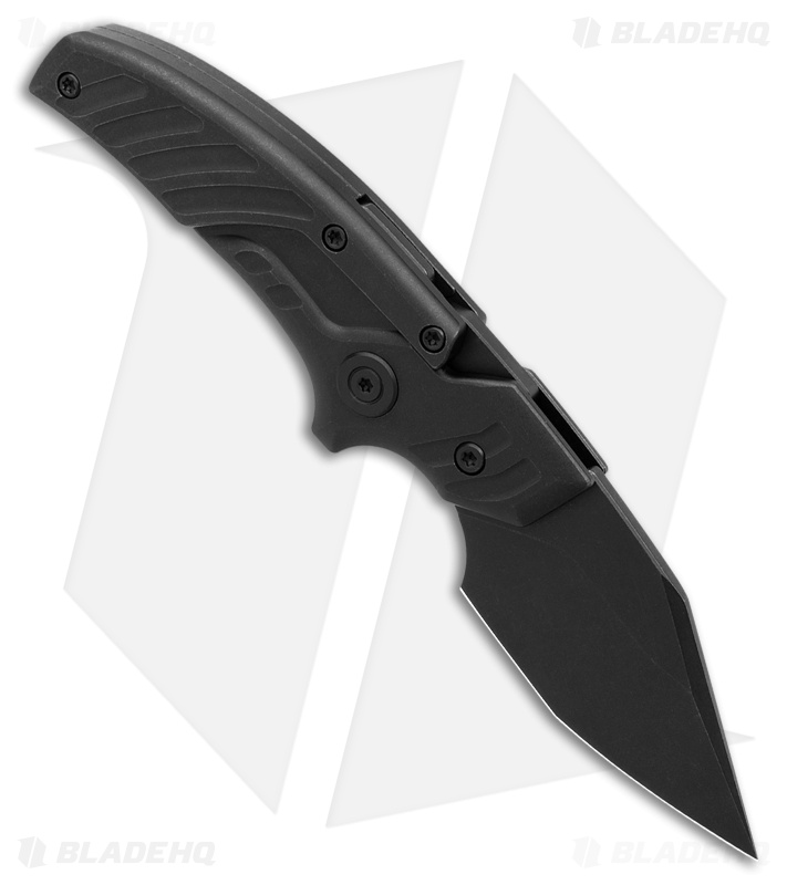 WE Knife Co. Typhoeus Fixed Blade Knife Black Titanium (2.27" BSW) WE21036B-1