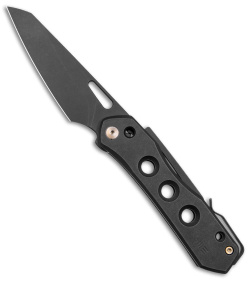 WE Knife Co. SNECX Vision R Superlock Knife Black Titanium (3.5" Black SW)