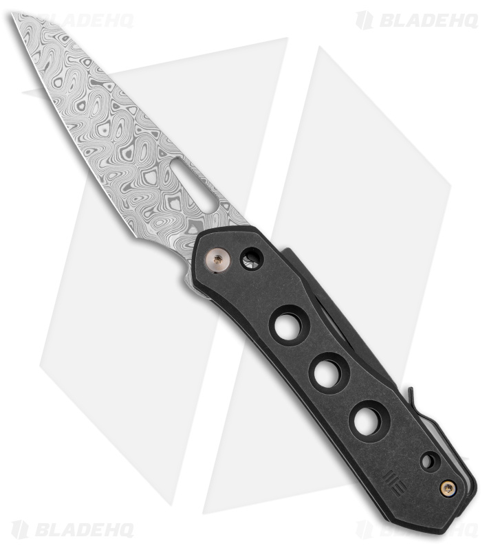 WE Knife Co. SNECX Vision R Superlock Knife Black Titanium (3.54" Damascus) 