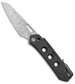 WE Knife Co. SNECX Vision R Superlock Knife Black Titanium (3.54" Damascus) 