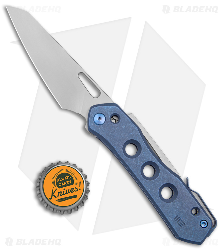 WE Knife Co. SNECX Vision R Superlock Knife Blue Titanium (3.5" BB) WE21031-3