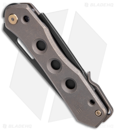 WE Knife Co. SNECX Vision R Superlock Knife Bronze Titanium (3.5" Black SW)
