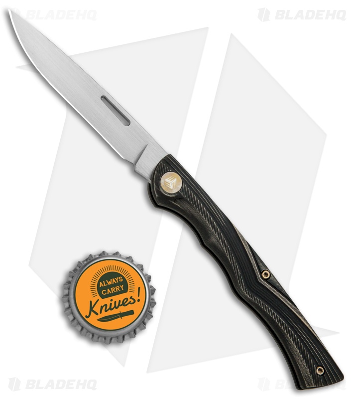WE Knife Co. Scamp Slip Joint Knife Titanium Black (3" Satin) 905A