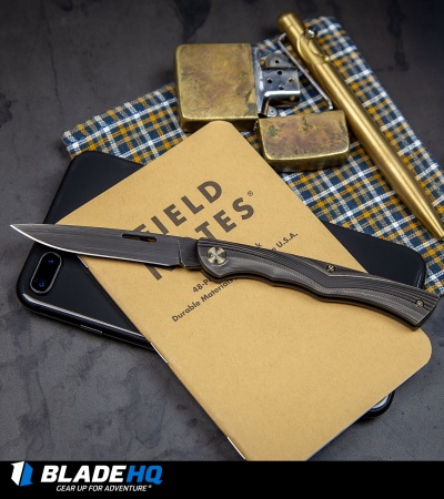 WE Knife Co. Scamp Slip Joint Knife Titanium Black (3" Hand Rubbed Black) 905B