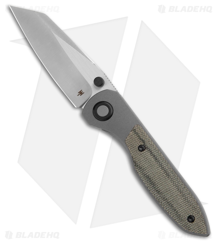 Wehr Knives Allie-P Knife Ti/Black Micarta/Satin - Blade HQ