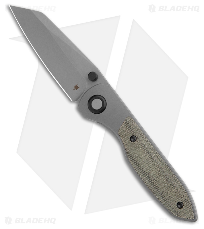 Wehr Knives Allie-P Knife Ti/Black Micarta/BB- Blade HQ