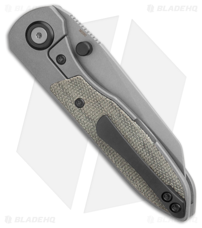 Wehr Knives Allie-P Knife Ti/Black Micarta/BB- Blade HQ