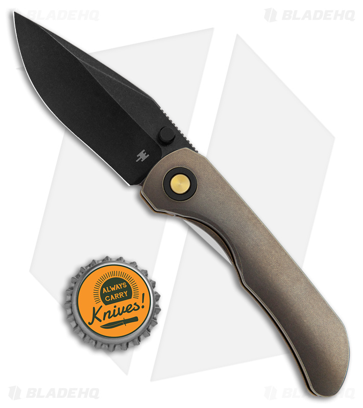 Wehr Knives Production Wolf-P Bronze Ti (BSW) - Blade HQ