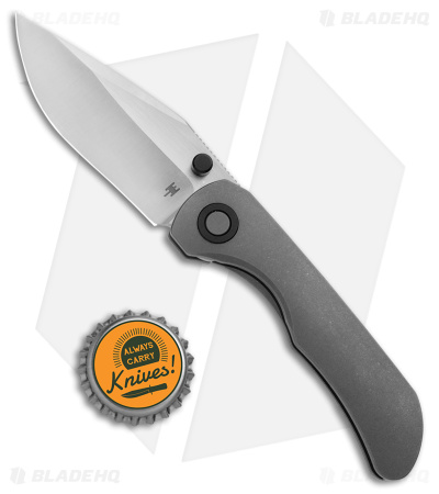 Wehr Knives Production Wolf-P Frame Lock Knife Titanium (3" Satin)
