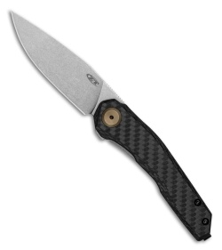 Zero Tolerance 0545 MagnaCut Knife Titanium/Carbon Fiber (3.25" Stonewash) ZT