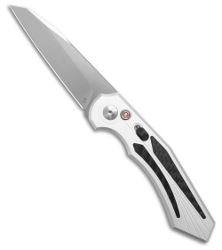 Diablo Automatic Knife Silver Aluminum (3.4" Satin)