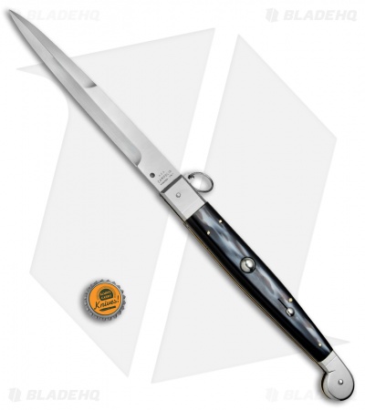 AGA Campolin 16" Sicilian Ring Pull Automatic Sim Horn (7.25" Satin)