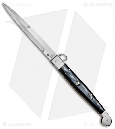 AGA Campolin 16" Sicilian Ring Pull Automatic Sim Horn (7.25" Satin)