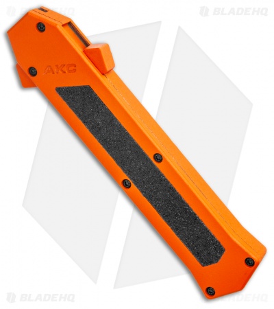 AKC F-16 D/A Bayonet OTF Automatic Knife Orange (3.3" Satin)