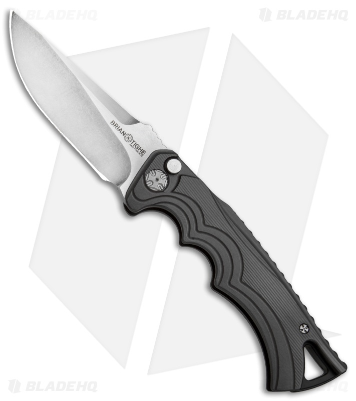 Brian Tighe & Friends Large Tighe Fighter Automatic Knife Gray (3.75" SW)