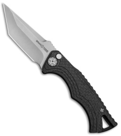 Brian Tighe & Friends Small Tighe Fighter Tanto Automatic Knife CF(3" BB/SW)  