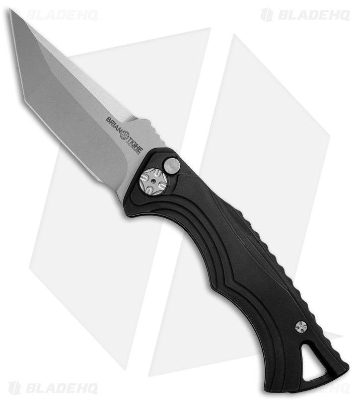 Brian Tighe & Friends Small Tighe Fighter Tanto Automatic Knife (3" BB/SW)