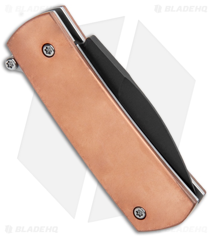 D Rocket Design Shamsher Paw Claw Automatic Knife Copper (2" Black)