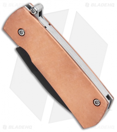 D Rocket Design Shamsher Paw Claw Automatic Knife Copper (2" Black)