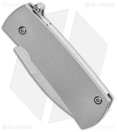 D Rocket Design Shamsher Paw Claw Automatic Knife Titanium (2" Satin)