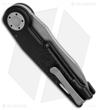 G&G Hawk MUDD Automatic Knife Black G-10 (3.25" Stonewash)