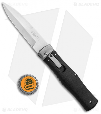 mikoko Mikov Predator Lever Lock Dagger Auto Knife Black (3.75