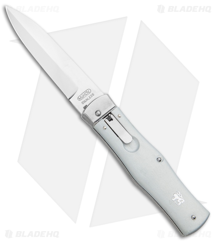 Mikov 241 Predator Leverlock Automatic Knife ABS Gray (3.75" Bayo)