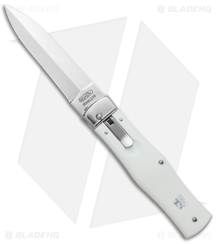 Mikov 241 Predator Lever Lock Automatic Knife ABS White (3.7