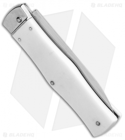 Mikov 241 Predator Lever Lock Automatic Knife White (3.75" Polish)
