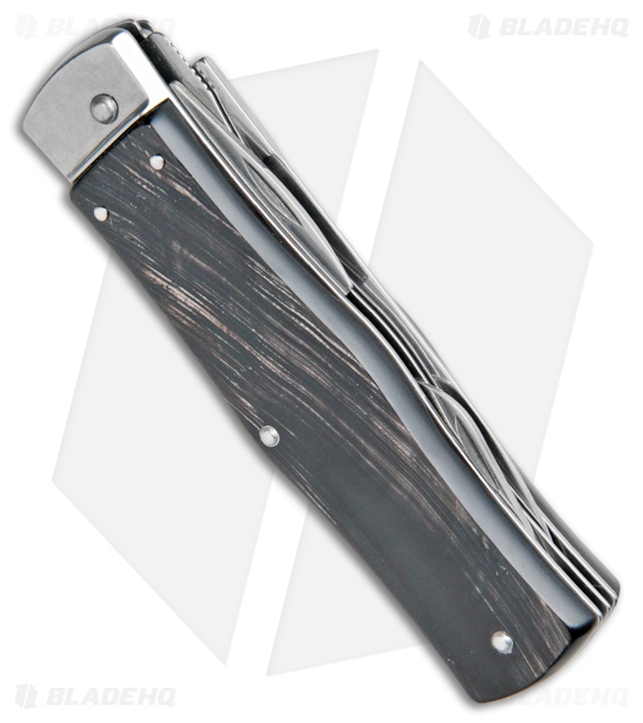 Mikov 241 Predator Multi-Tool Automatic Knife Buffalo Horn (3.75" Polish)