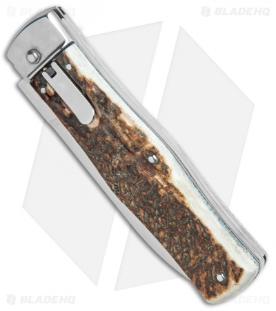 Mikov 241 Predator Multi-Tool Automatic Knife Stag (3.7" Polish)