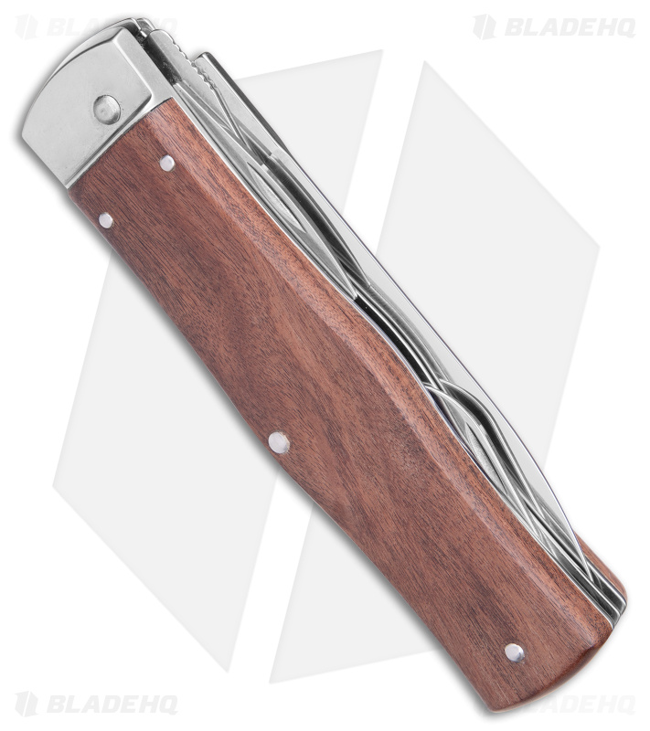 Mikov 241 Predator Multi-Tool Automatic Knife Wood (3.7" Polish)