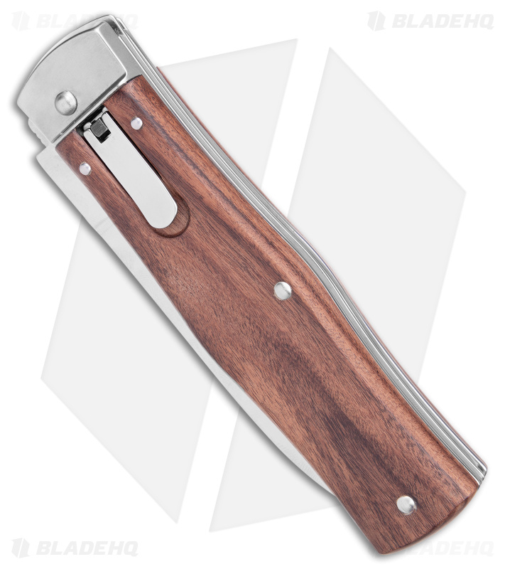Mikov 241 Predator Multi-Tool Automatic Knife Wood (3.7" Polish)