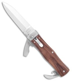 Mikov 241 Predator Multi-Tool Automatic Knife Wood (3.7" Polish)