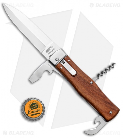 Mikov 241 Predator Multi-Tool Knife Wood + Clip - Blade HQ