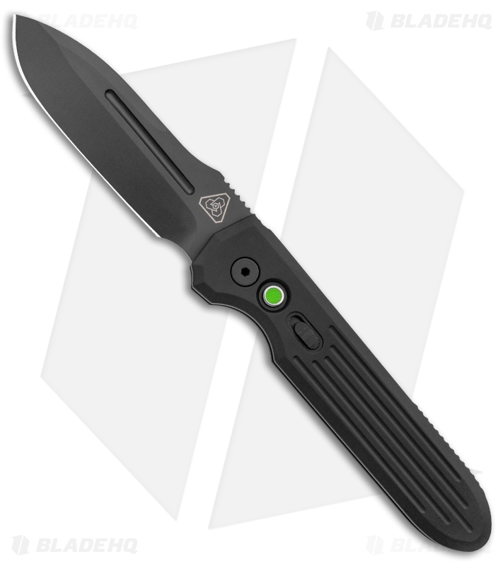 Prometheus Design PDW Invictus Automatic Knife USN Gathering (3.5" Black)