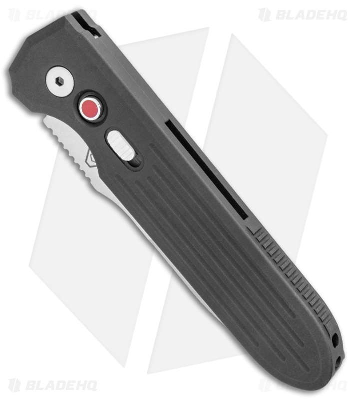 Prometheus Werx Invictus Auto Knife | Black + SW | Blade HQ