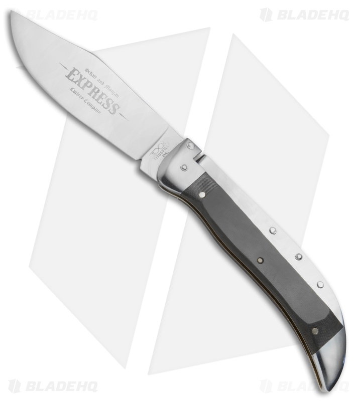 Schatt & Morgan Express #71 Automatic Knife Black G-10 (4.25" Satin)