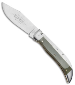 Schatt & Morgan Express #71 Automatic Knife Green G-10 (4.25" Satin)