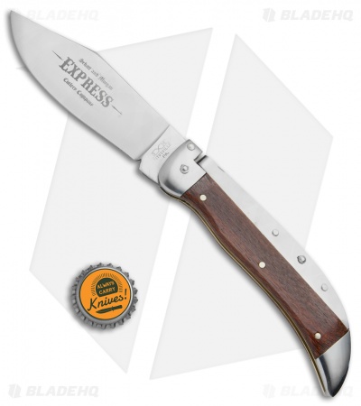 Schatt & Morgan Express #71 Automatic Knife Leopard Wood (4.25" Satin)
