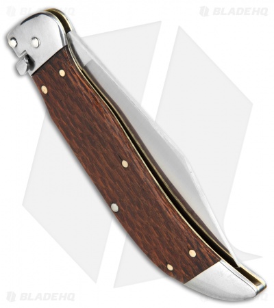 Schatt & Morgan Express #71 Automatic Knife Leopard Wood (4.25" Satin)