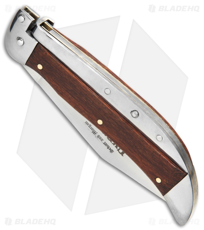 Schatt & Morgan Express #71 Automatic Knife Leopard Wood (4.25" Satin)